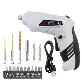 Cordless Lithium Electric Drill Household Screwdriver Twist Drill