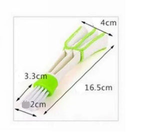 Double Head With Rag Blinds Cleaning Brush Household Dusting Brush Dashboard Keyboard Brush