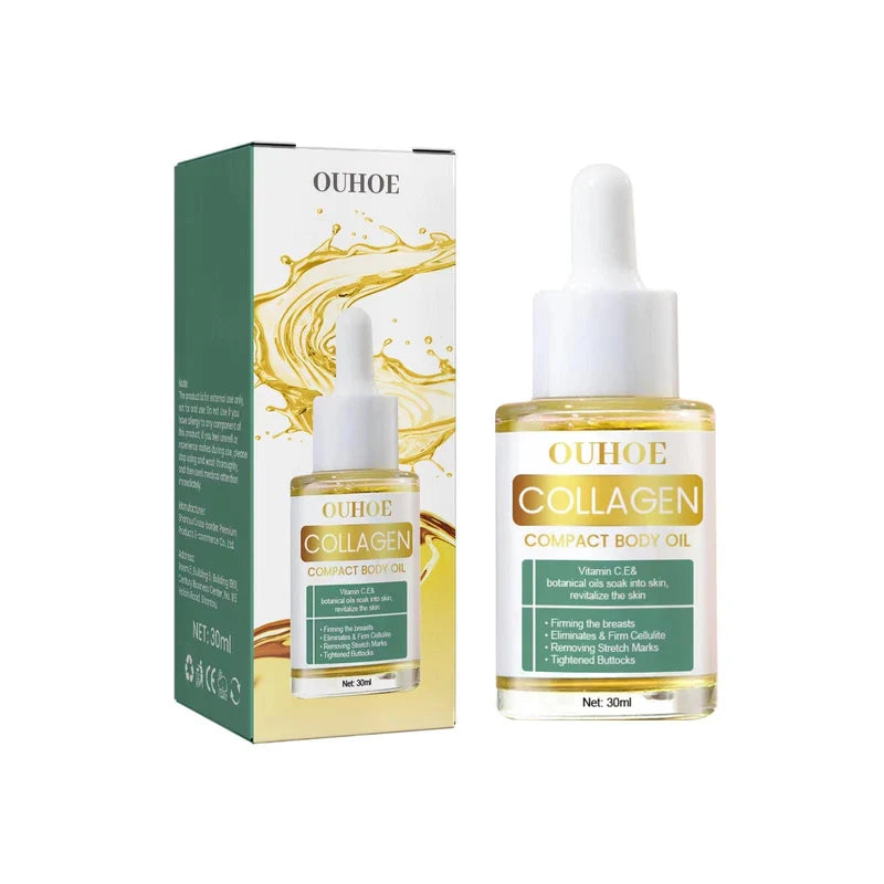 Compact body oil